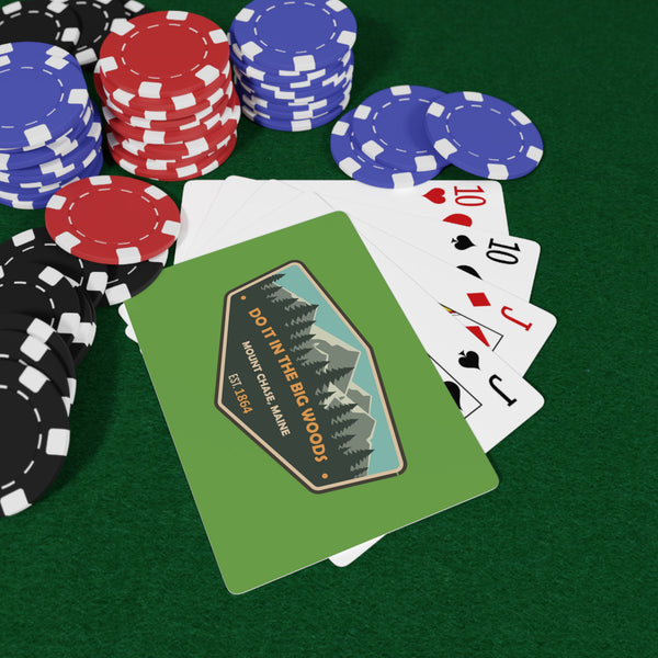 Mount Chase Outfitter's Poker Cards