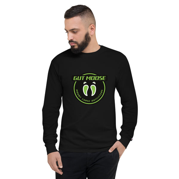 "Gut Moose" Men's Champion Long Sleeve Shirt