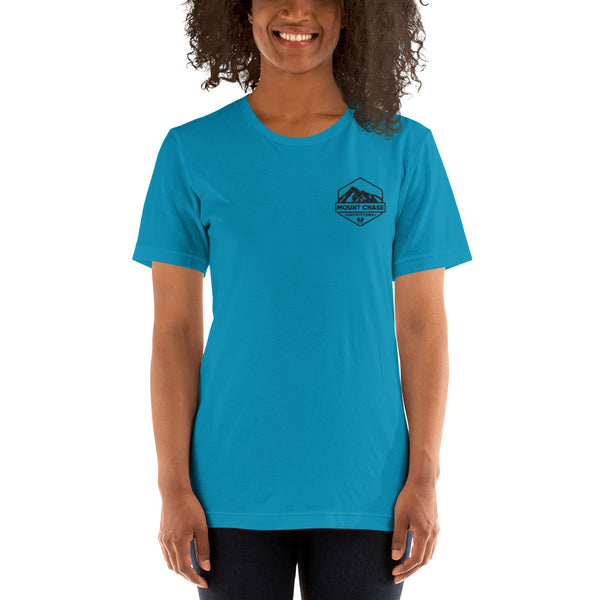 "Mount Chase Outfitters" Woman's t-shirt