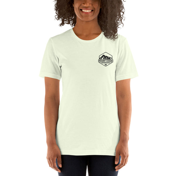 "Mount Chase Outfitters" Woman's t-shirt