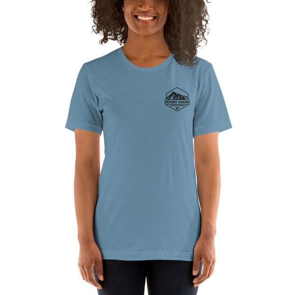 "Mount Chase Outfitters" Woman's t-shirt