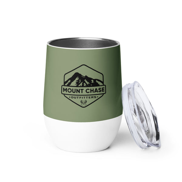 "Mount Chase Outfitters" Wine tumbler