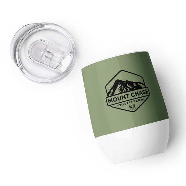 "Mount Chase Outfitters" Wine tumbler